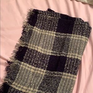 Plaid infinity scarf